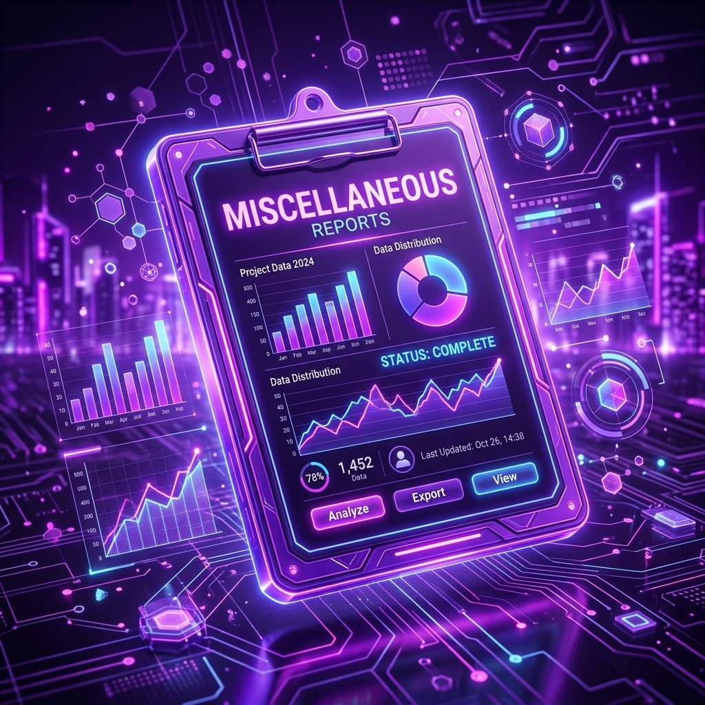 Miscellaneous Reports